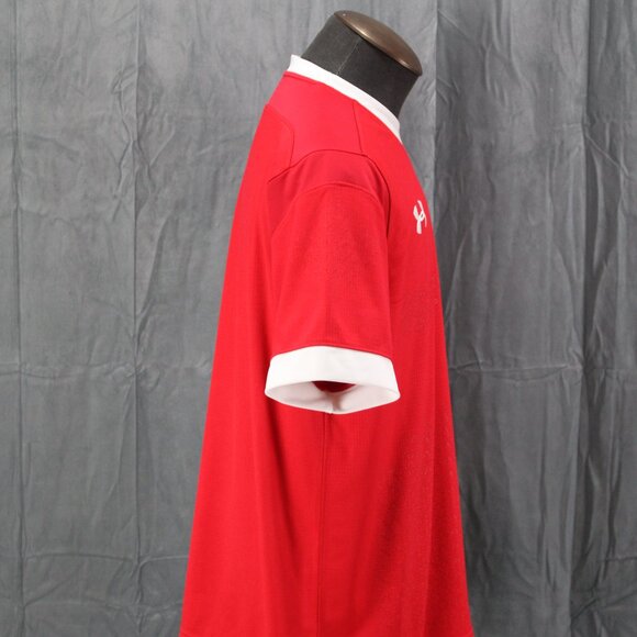 Team Canada Rugby Jersey - Home Red Jersey by Under Armour - Men's Large - Picture 7 of 9
